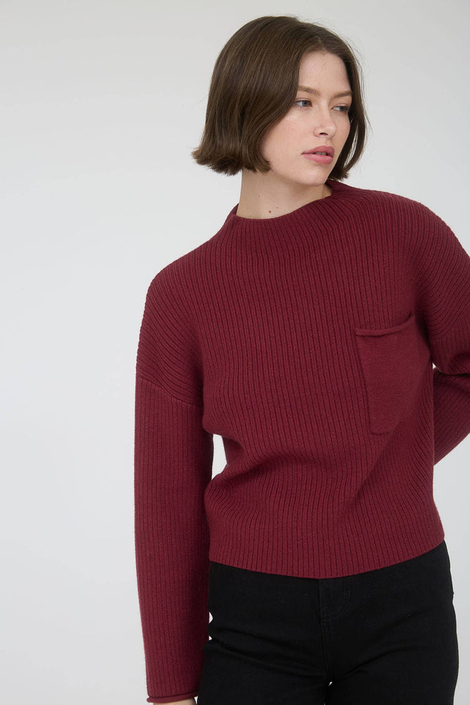 Central Park Long Sleeve Pocket Sweater