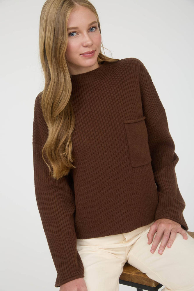 Central Park Long Sleeve Pocket Sweater