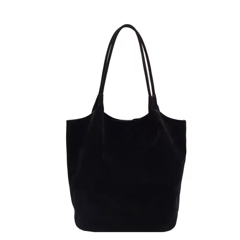 City Suede Boho Bucket Bag
