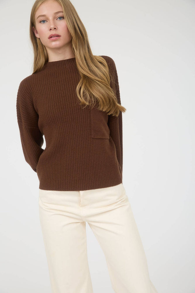 Central Park Long Sleeve Pocket Sweater